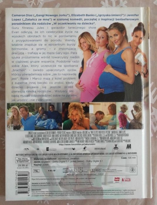 Film DVD /Jak urodzić i nie zwariować /Diaz /Lopez /Kendrick