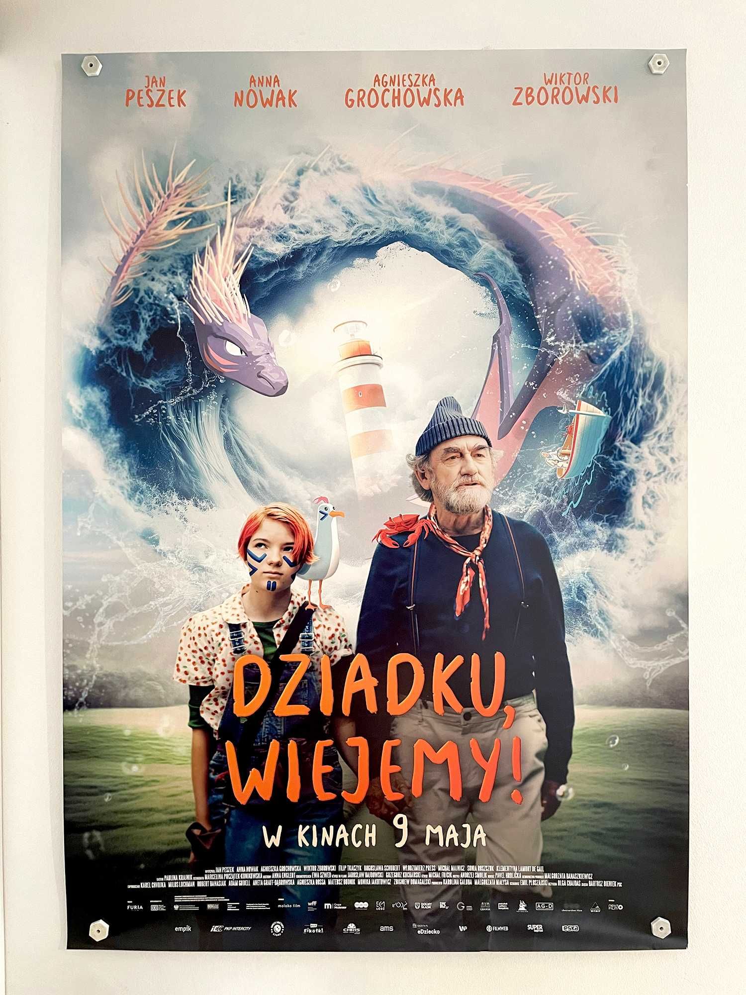Plakat Kinowy Dziadku wiejemy