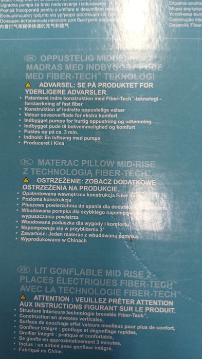 INTEX materac z pompką