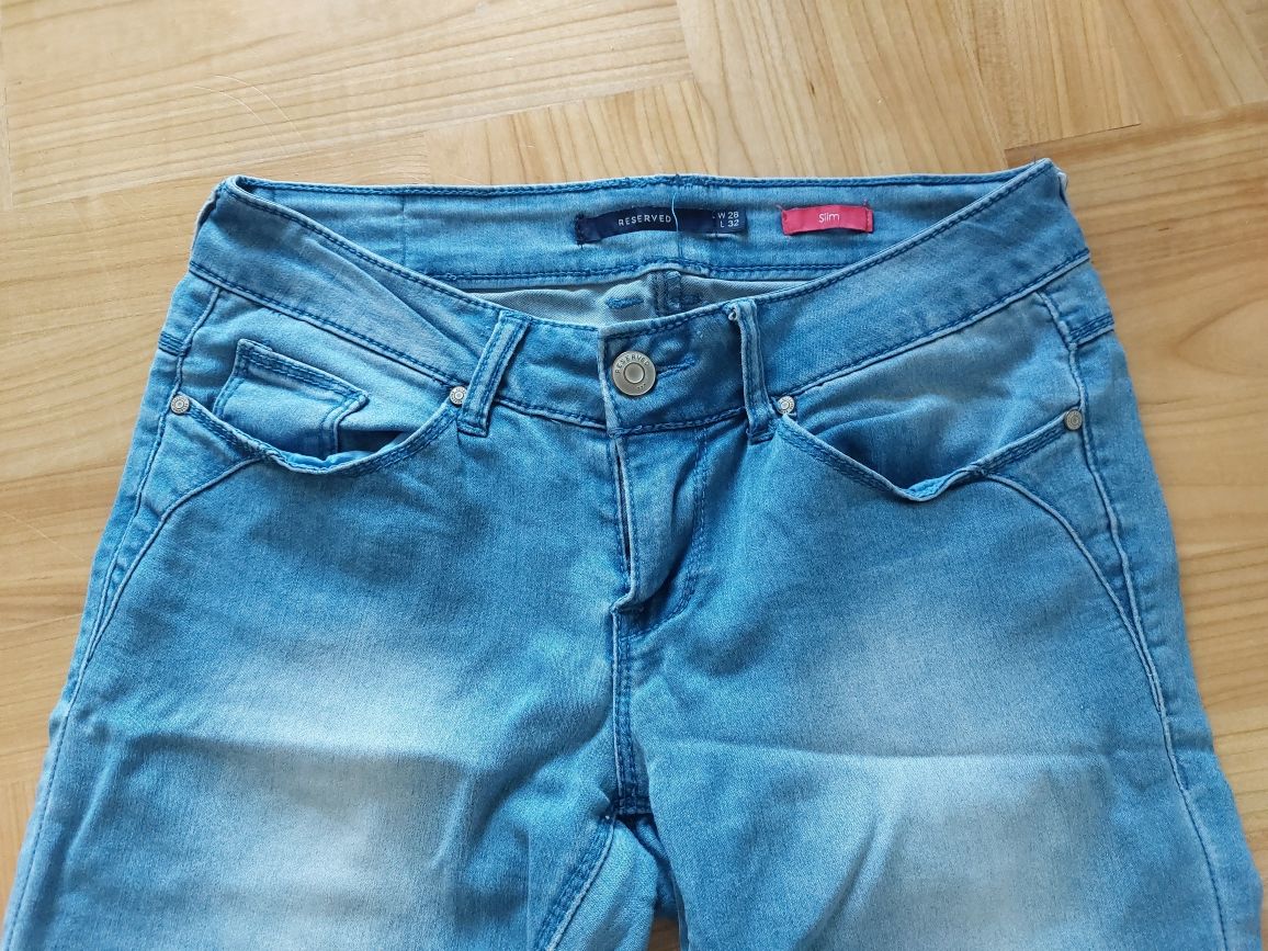Spodnie jeansowe damskie Reserved W28 L32