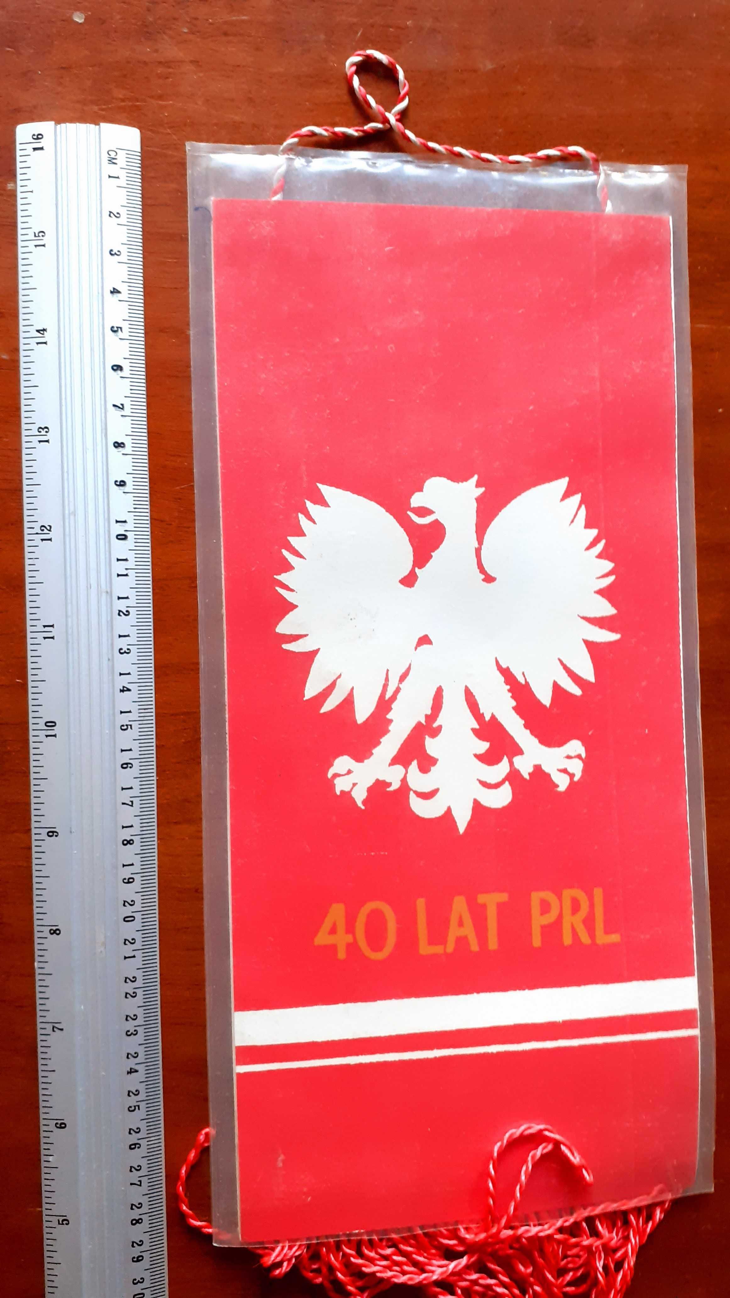 Proporczyk Kombinat Budownictwa Ogólnego Zagłębie Sosnowiec 40 lat