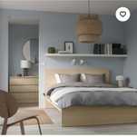 Vendo cama IKEA MALM Chapa de Carvalho 160x200