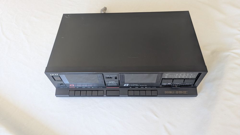 Deck cassetes duplo Akai