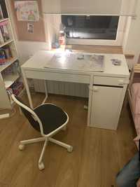 Biurko krzesło biurowe dla dzieci ikea micke