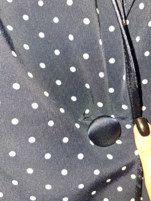 Костюм двійка блейзер + спідниця горошок