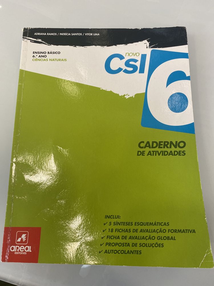 Caderno de atividades Ciências Naturais- CSL6°ano