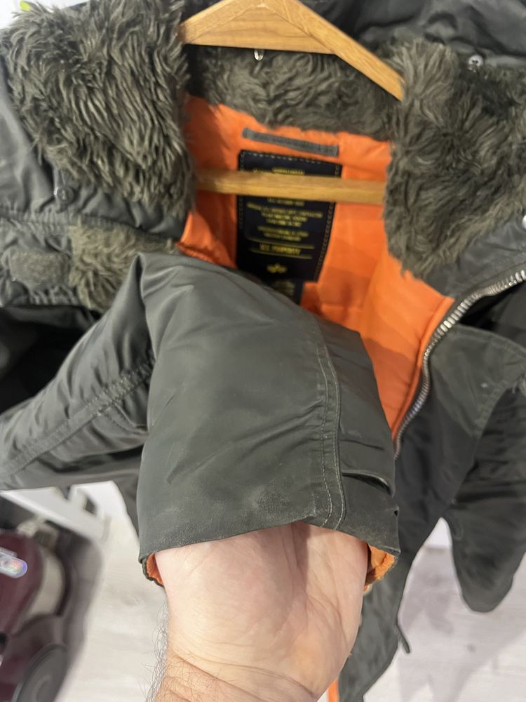 Зимова чоловіча куртка парка ALPHA INDUSTRIES N-3B