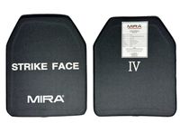 Бронепластина захисту 6 клас ДСТУ MIRA Strike Face Level 4 (IV) Чорний