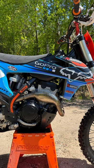 Ktm sxf 250, 2019 rozrusznik, kontrola trakcji, zmienne mapy
