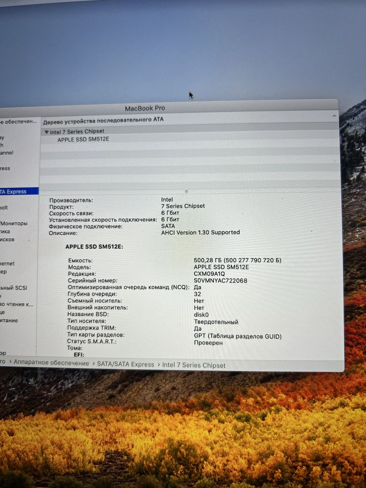 Macbook pro 15 - 2015 / core I7 2.6 GHz / SSD 512 /Intel Graphics 4000
