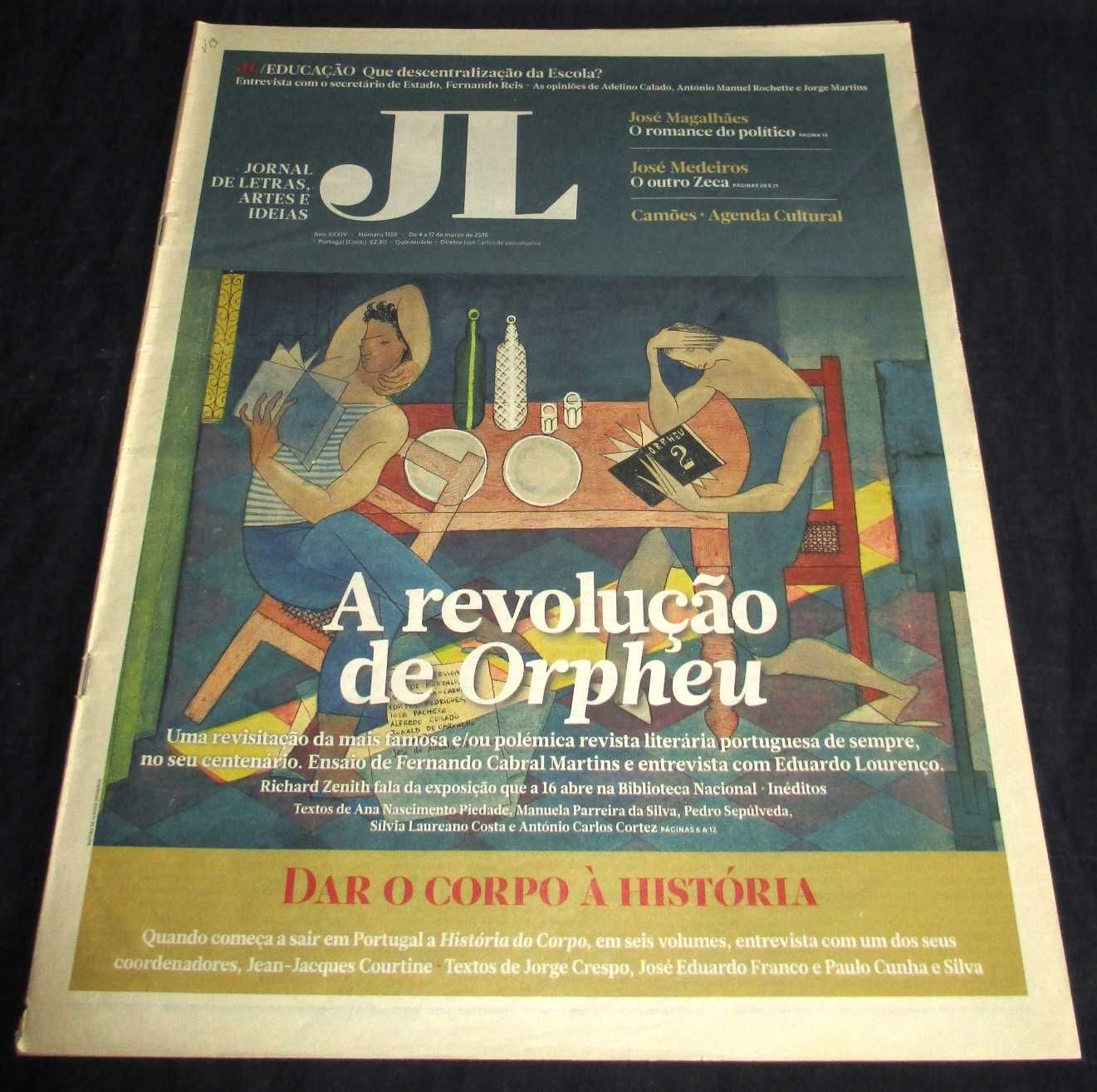 Jornal de Letras Artes e Ideias A revolução de Orpheu