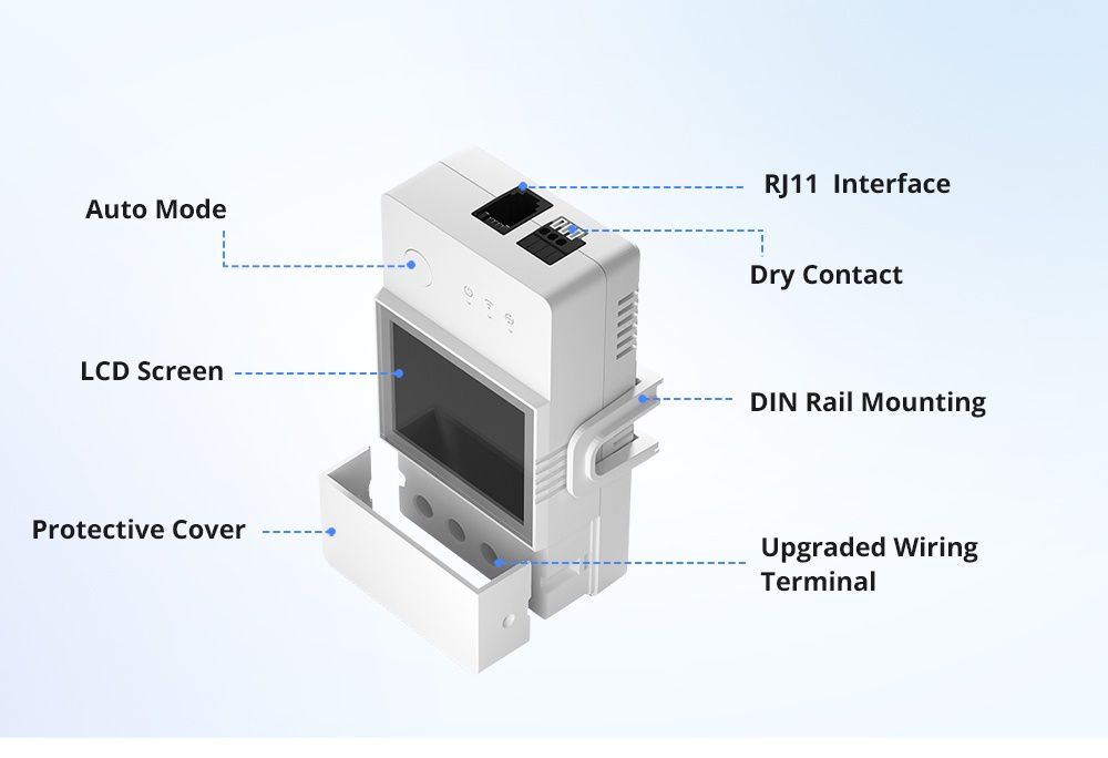 Sonoff TH R3 16А/20А с датчиком  температуры