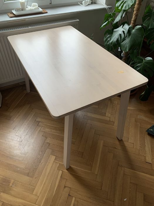 Stół brzozowy skandynawski IKEA NORRAKER