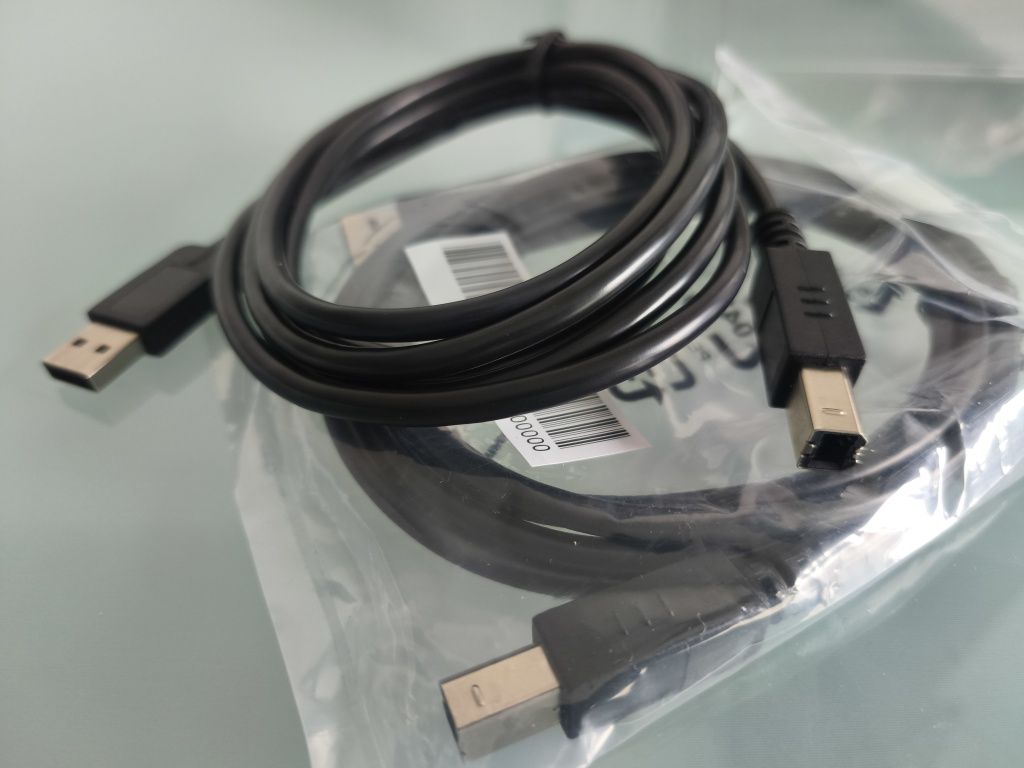 Cabo impressora USB 2.0 tipo A a tipo B