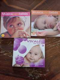 Conjunto 3 cds musicas para bebés