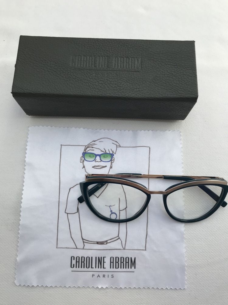 Okulary korekcyjne oprawki Caroline Abram Paris