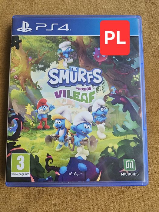 Smerfy misja Zło Liść PL polski gra PS4