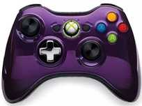 Xbox360 purpurowy metalik pad kontroler limitowana edycja bardzo ładny