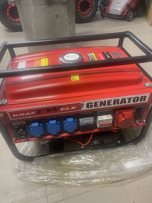Генератор бензиновий 1 фазa KrafT Wele kw 6500 TBM 4.5 кВт