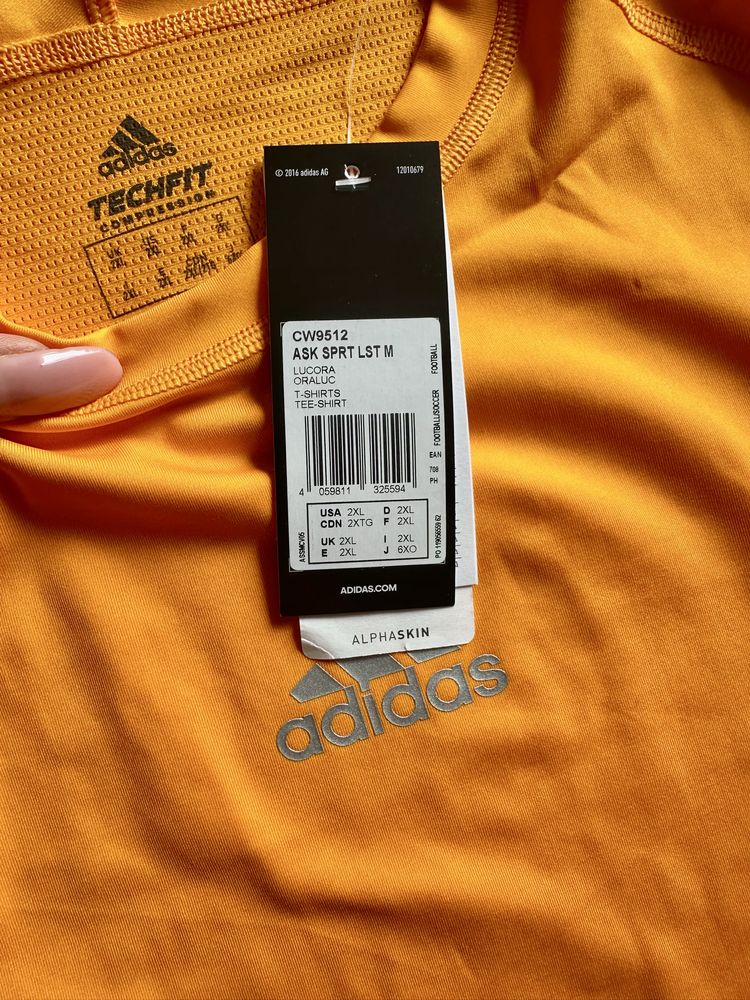 Koszulka bluzka Adidas TechFit Compression alphaskin 2XL