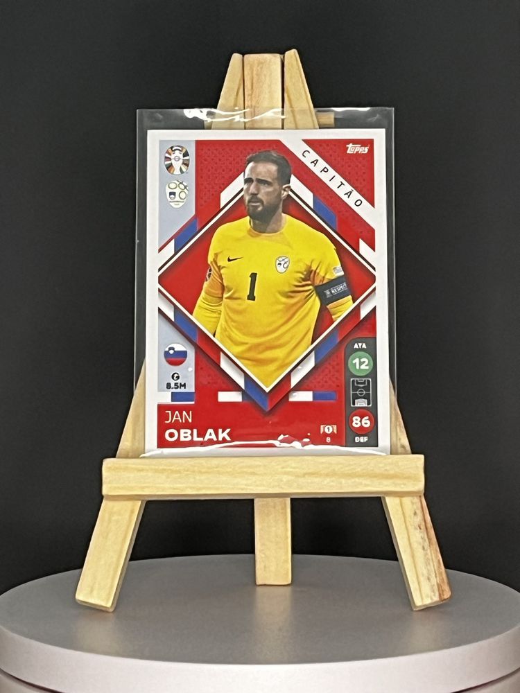 Jan Oblak #8 - Capitão - Topps Lidl EURO 2024