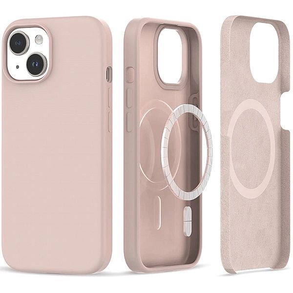 Tech-protect Silicone Magsafe Iphone 15 Candy Pink