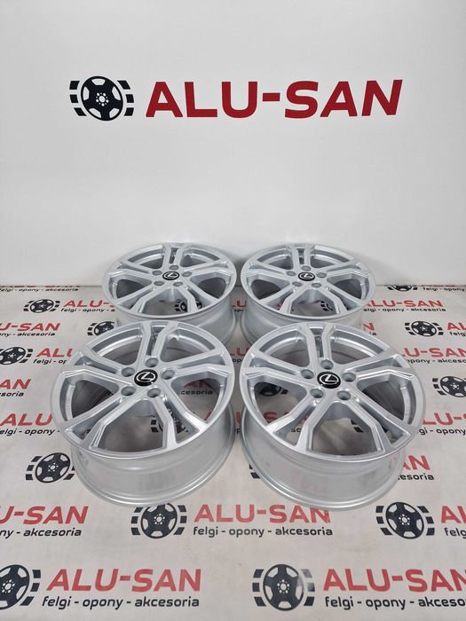 NOWE alufelgi LEXUS 17" 5x114,3 ES,GS,IS,RC,UX Srebrne