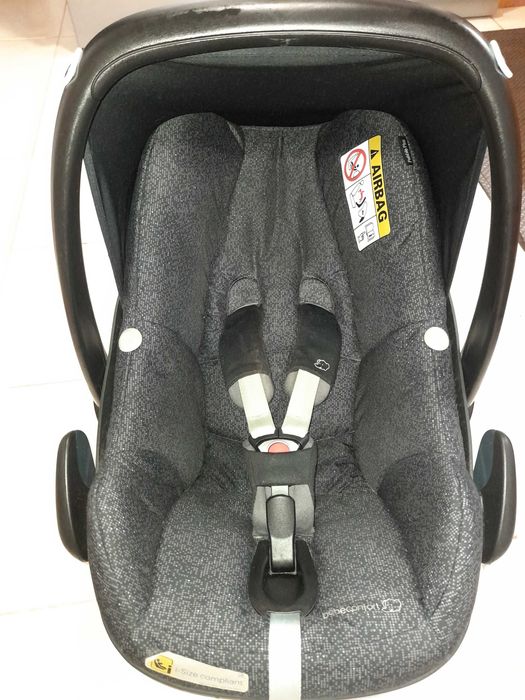 Carrinho Quinny Buzz Xtra + Cadeira Auto Pebble Plus i-Size