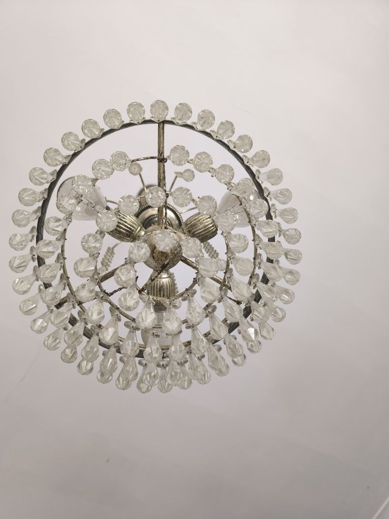 Candeeiro de cristal antigo