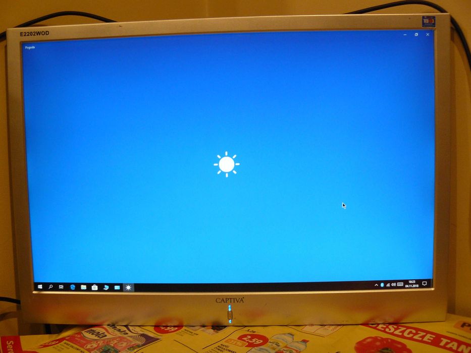 Monitor telewizor 22 cale Cap ti va z głośnikaMi