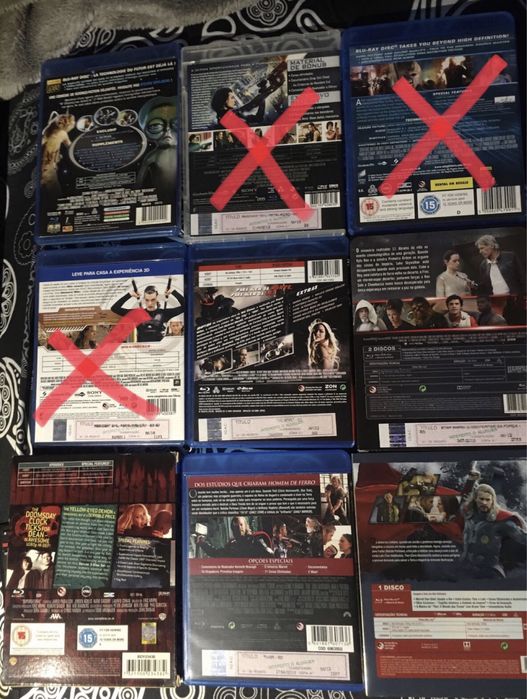 Varios Blu ray com legendas Português