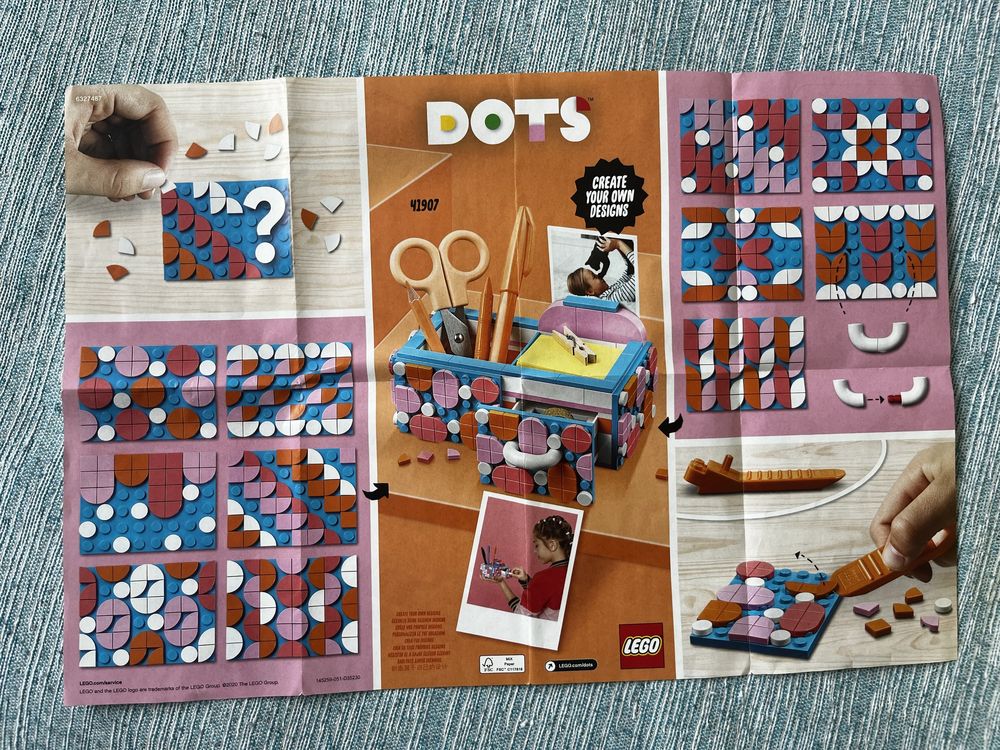 лего dots органайзер на стіл