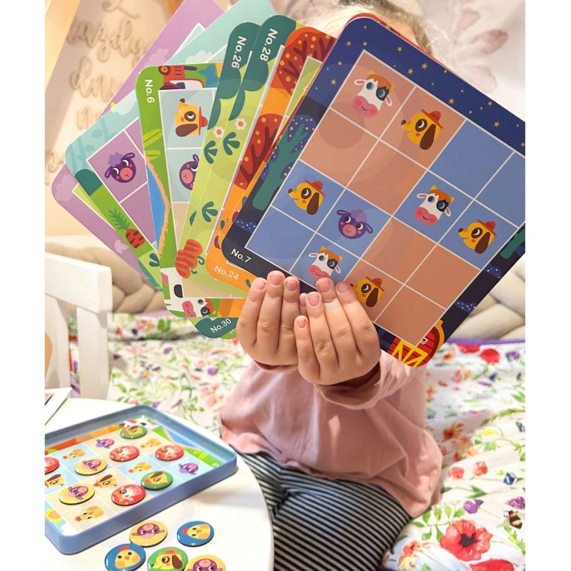 Tooky Toy Gra Sudoku Dla Dzieci Wersja Farma
