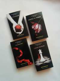Stephanie Meyer Saga ZMIERZCH cztery części - cztery tomy