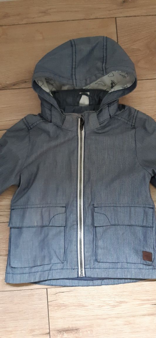 Parka kurtka HM imitacja jeansu r. 92 idealna!