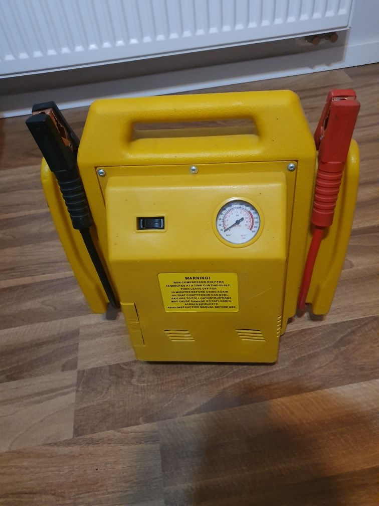 Urządzenie rozruchowe 4w1 STARTER kompresor pompka
