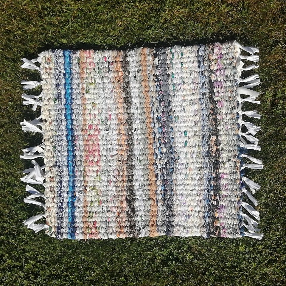 Chodnik dywan 50 cm 63 cm tkany handmade