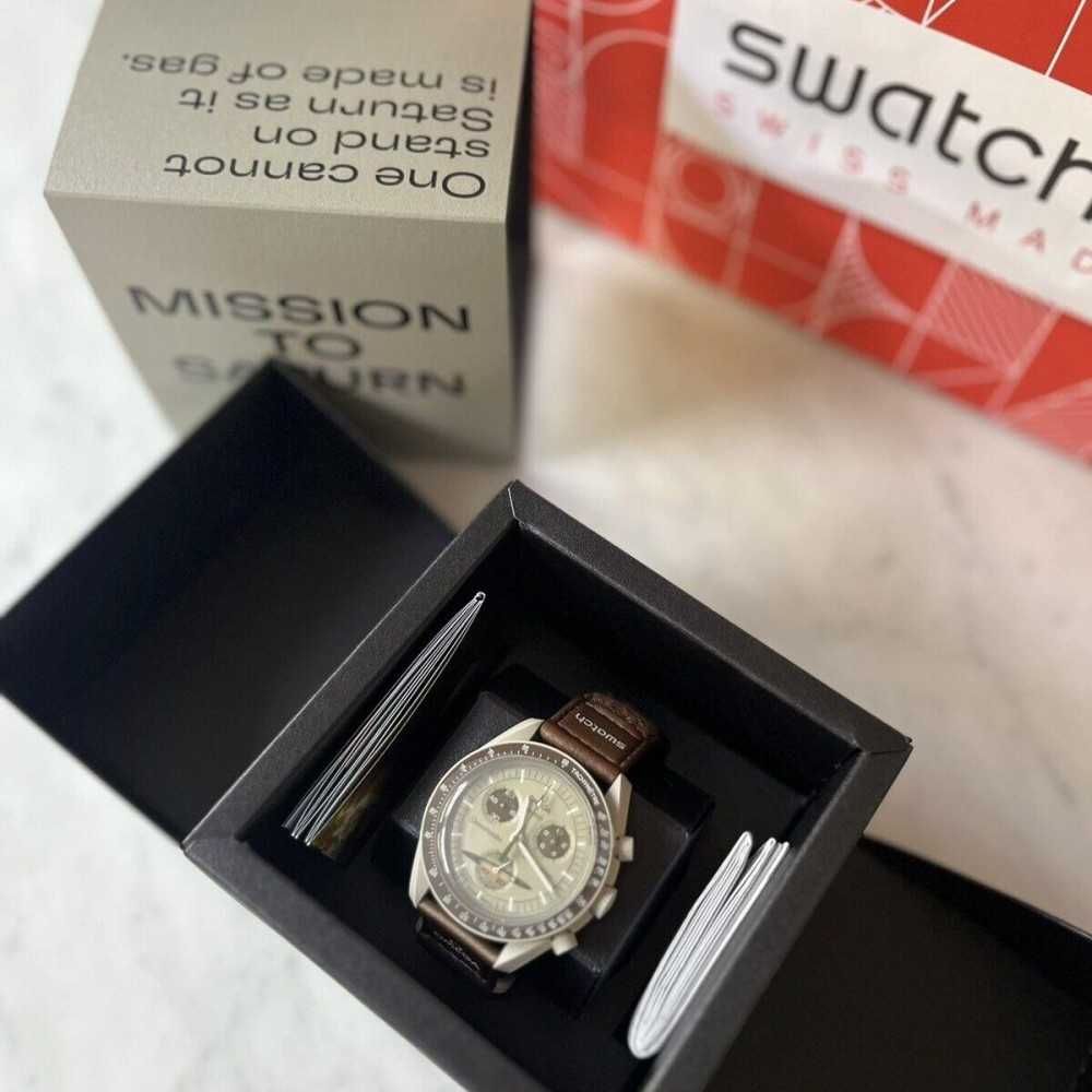 Biocéramique Saturn – Omega x Swatch SO33T100 Premiera