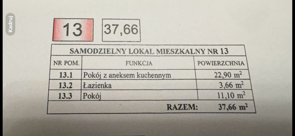 Mieszkanie 38m2 ! Balkon ! CENTRUM