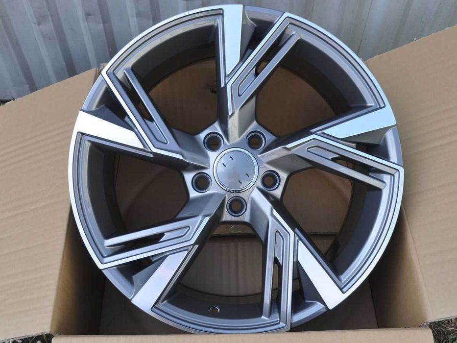 Szare Grafitowe felgi R22 5x112 AUDI Q7 SQ7 E-TRON S8 SQ5 od FELGOCAR