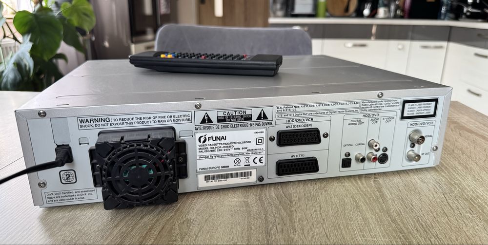 FUNAI HDR-D2835 #Przegrywanie VHS/HDD na DVD #160 GB #6 HD #DivX