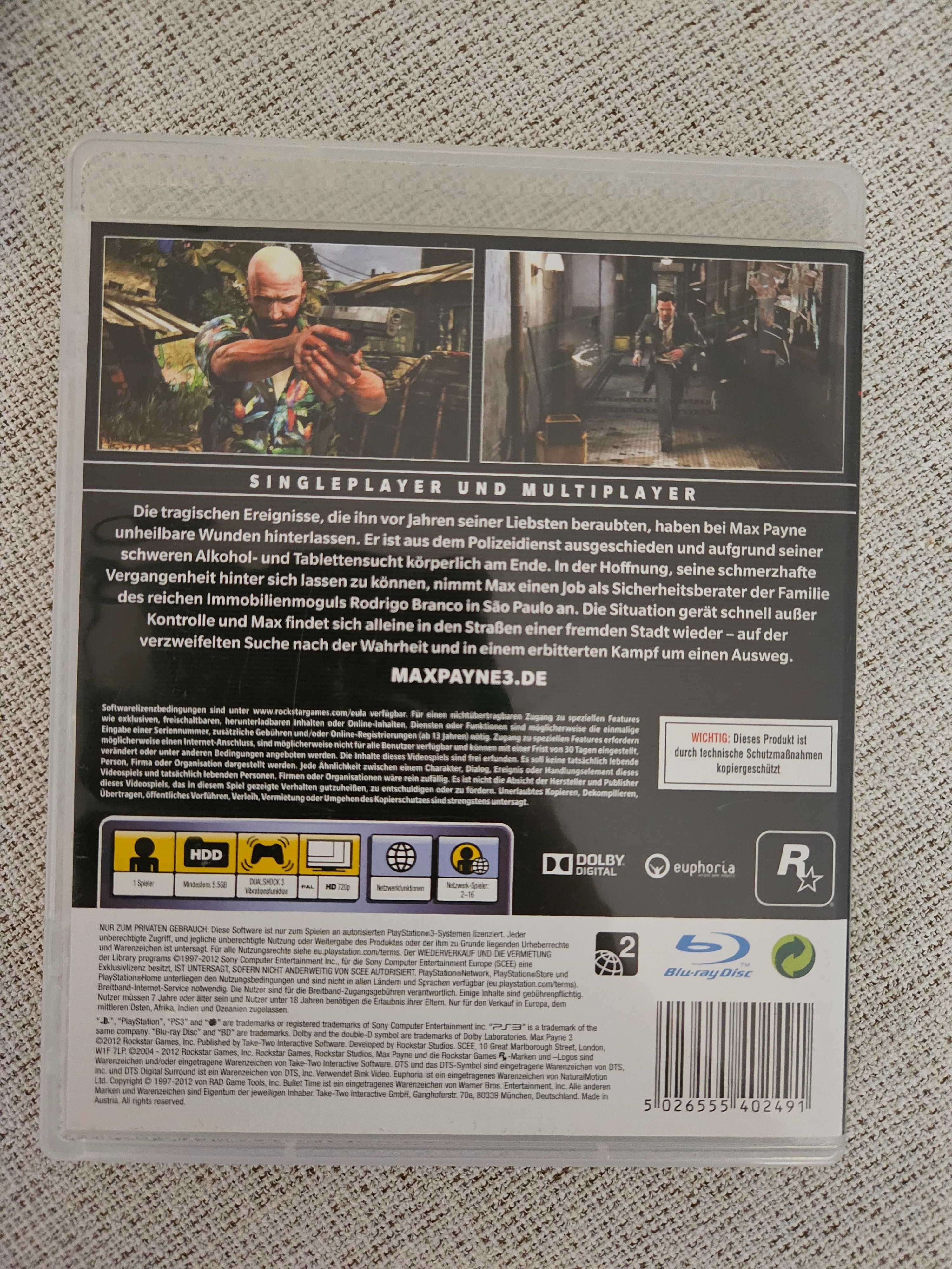 Max Payne 3 (Gra PS3)