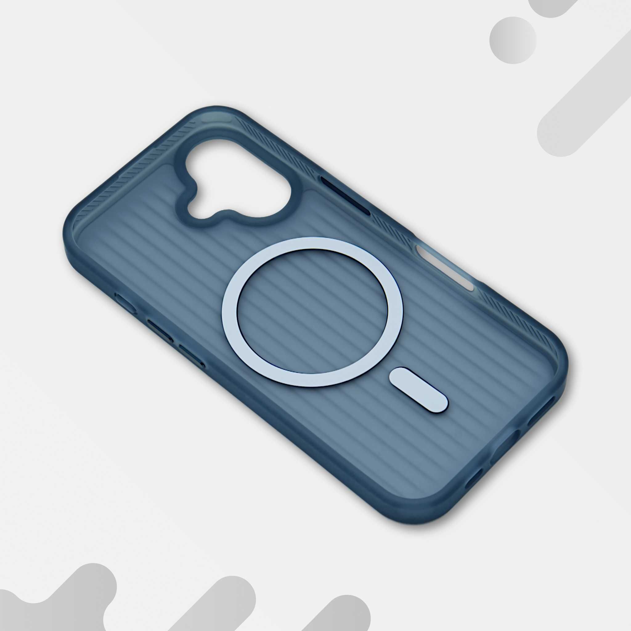 Etui JOLLBY. Line do iPhone 16 (Shadow Blue)
