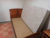 Cama de solteiro estimada 2,00/1,05
Colchão 1,90/1,00