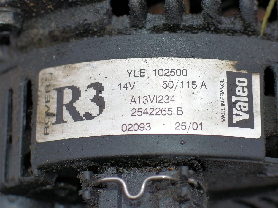 ALTERNATOR Rover 75 2.0 CDT YLE102500