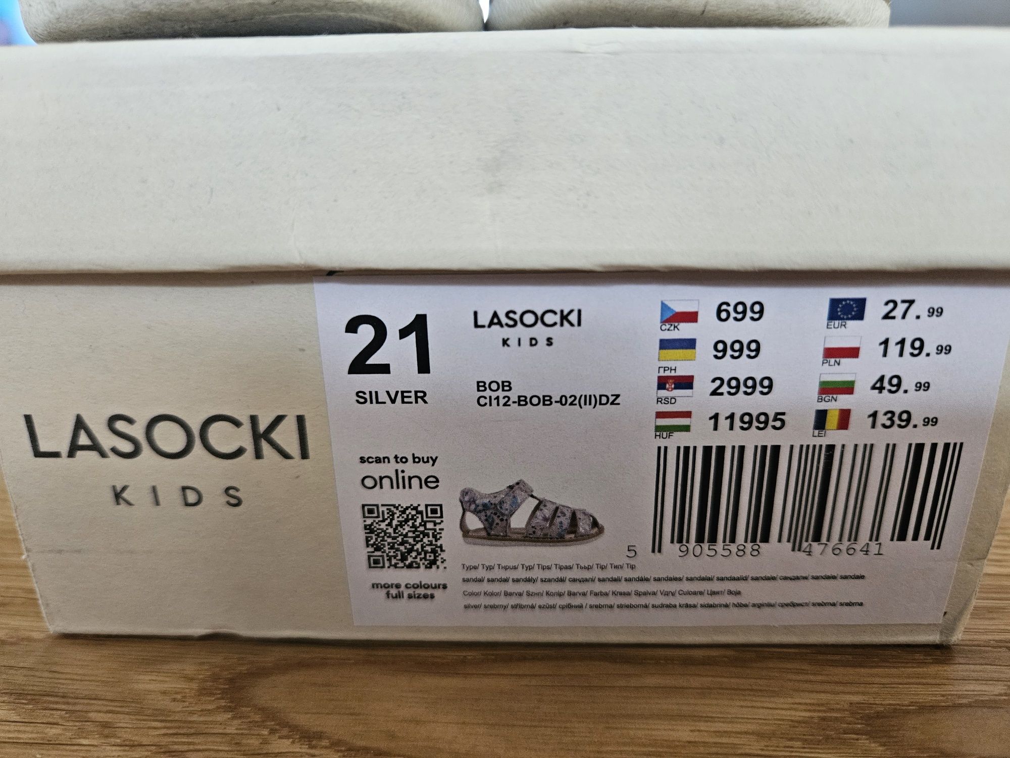 Sandałki sandały dziewczynka 21