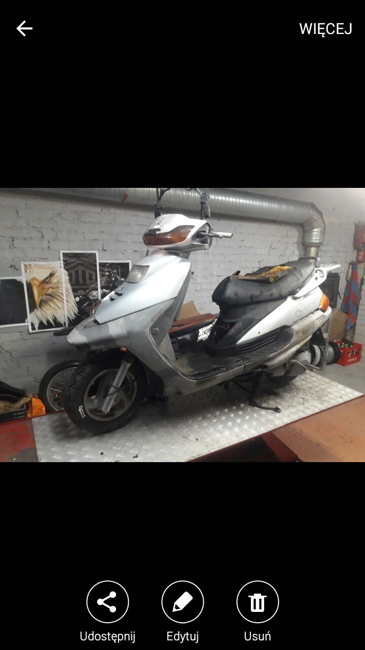 Silnik  wariator sprzęgło kartery do Yamaha  cygnus flame  125