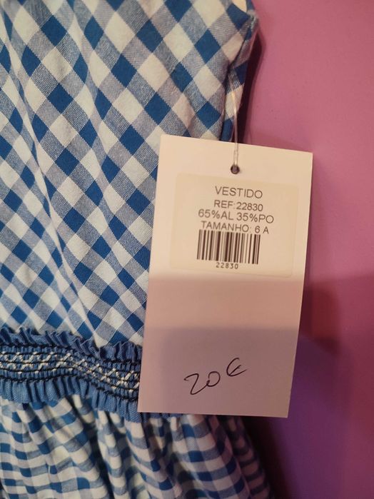 Vestidos menina 6/8 anos