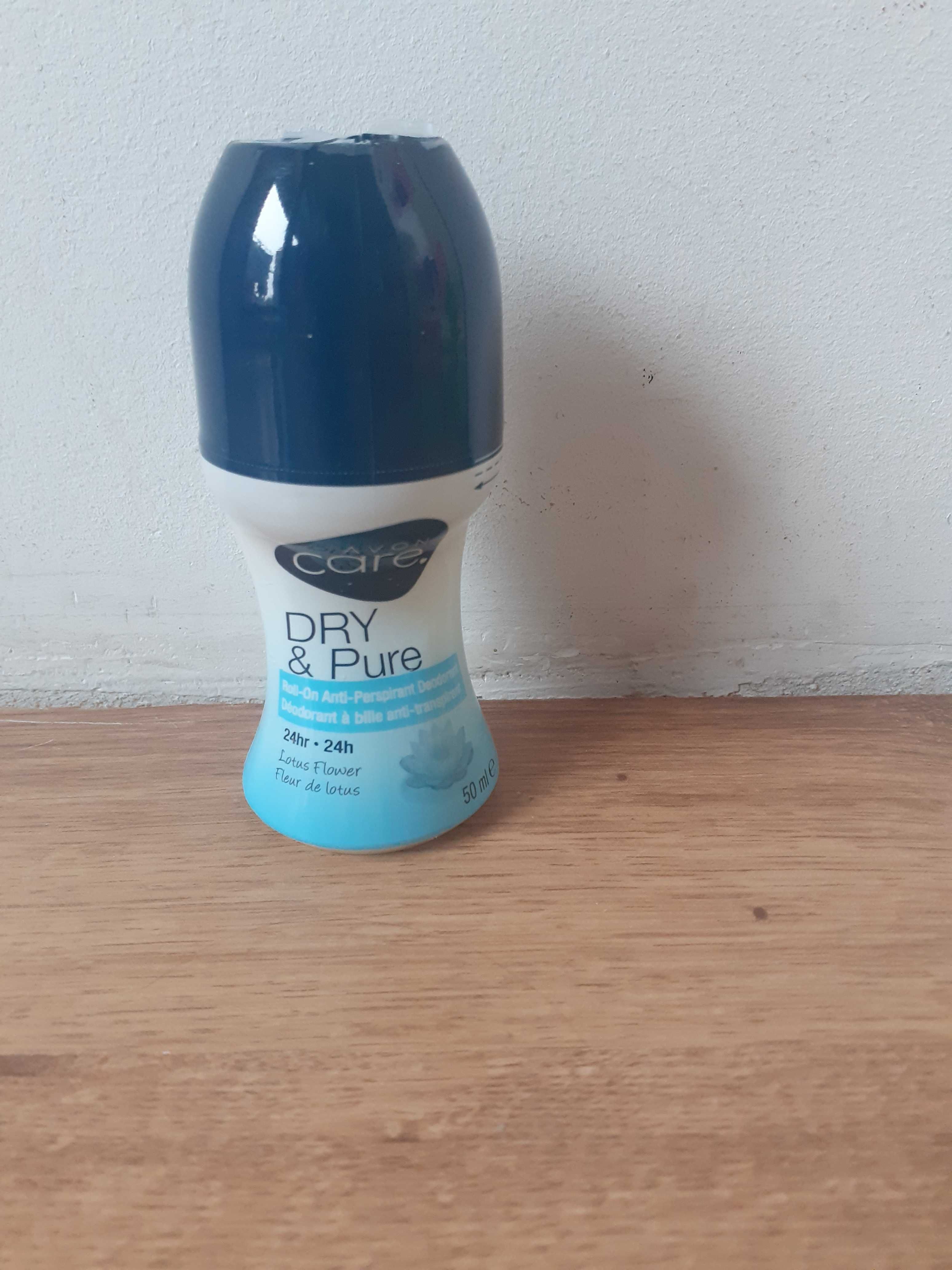 Antyperspirant w kulce Avon Care dry&pure nowy 50 ml