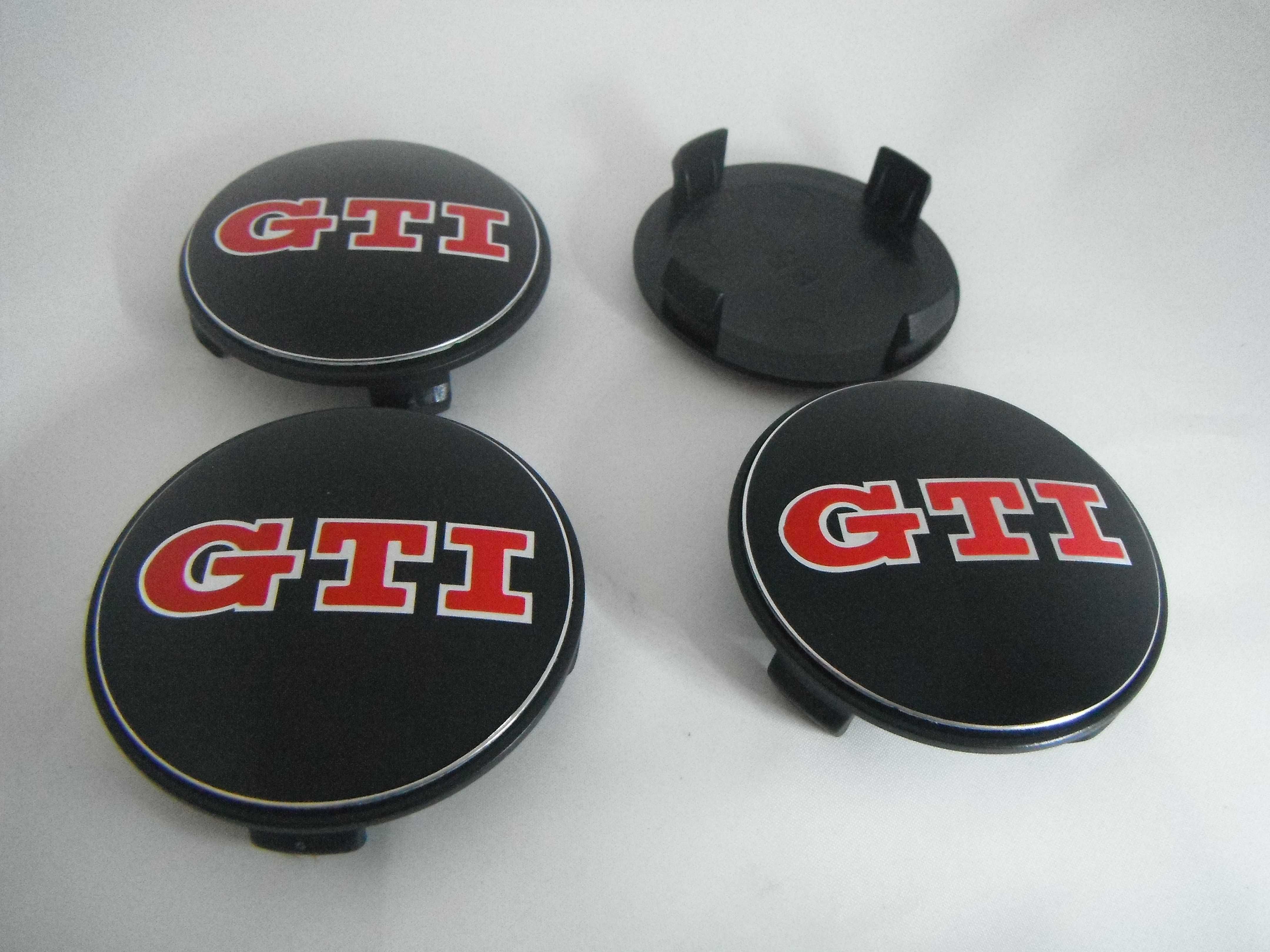 4 centros para jante, kit completo pronto a aplicar VW GT GTI GTR